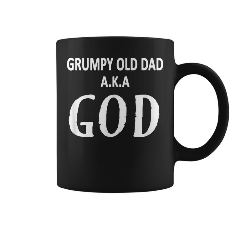 Grumpy Old Dad Aka God Funny Fathers Day Christmas Gift  Coffee Mug
