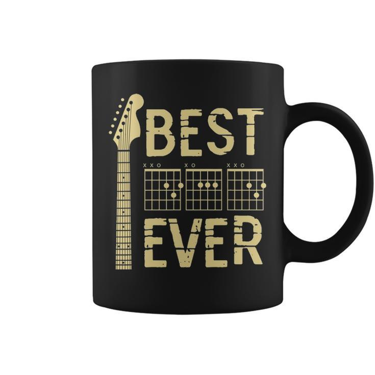 Guitarist Father Best Dad Ever D A D Chord Gifts Guitar V2 Coffee Mug