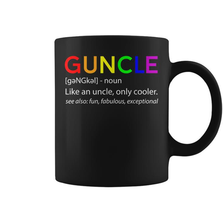 Guncle Rainbow  Uncle Lgbt Gay Pride  Gifts Coffee Mug