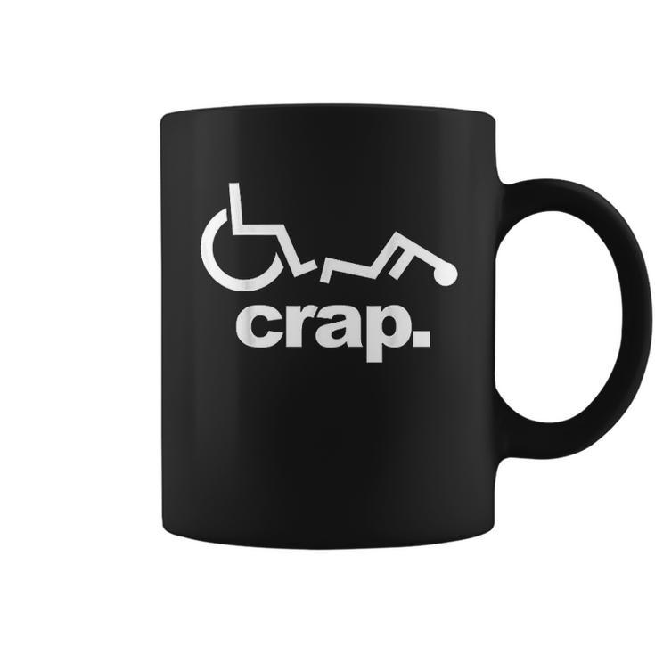 Handicap Wheelchair Funny Wheelchair Fall Coffee Mug