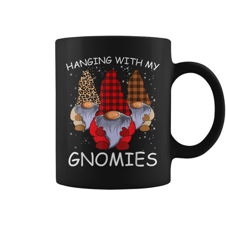 Hanging With My Gnomies Funny Gnome Friend Christmas  Coffee Mug