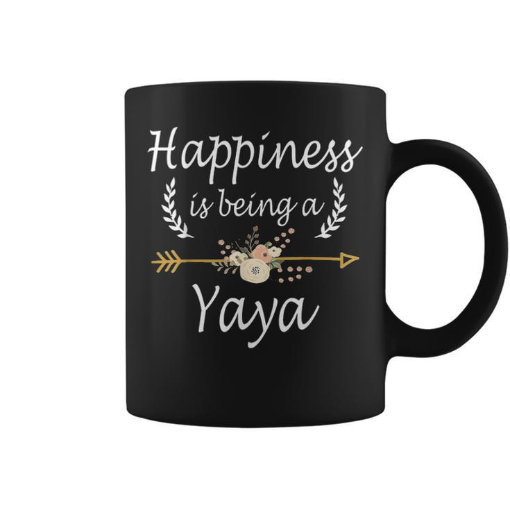 Happiness Is Being A Yaya  Cute Mothers Day Gifts Coffee Mug