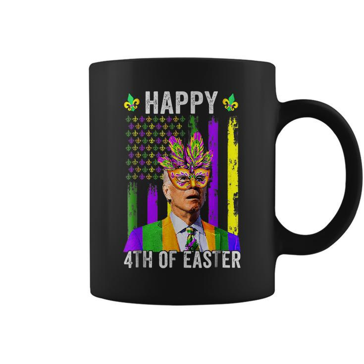 Happy 4Th Of Easter Funny Joe Biden Mardi Gras Shenanigans  V2 Coffee Mug
