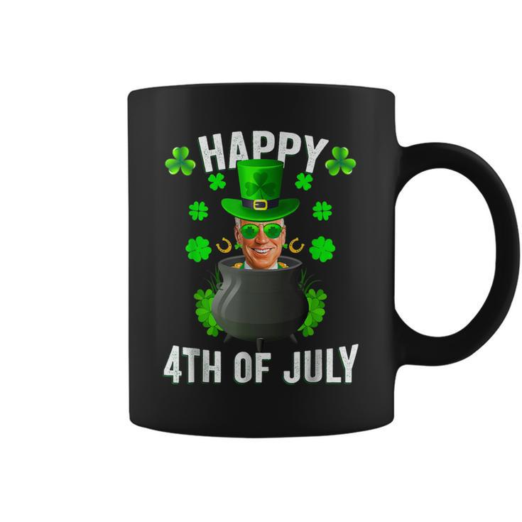 Happy 4Th Of July Funny Joe Biden Leprechaun St Patricks Day  Coffee Mug