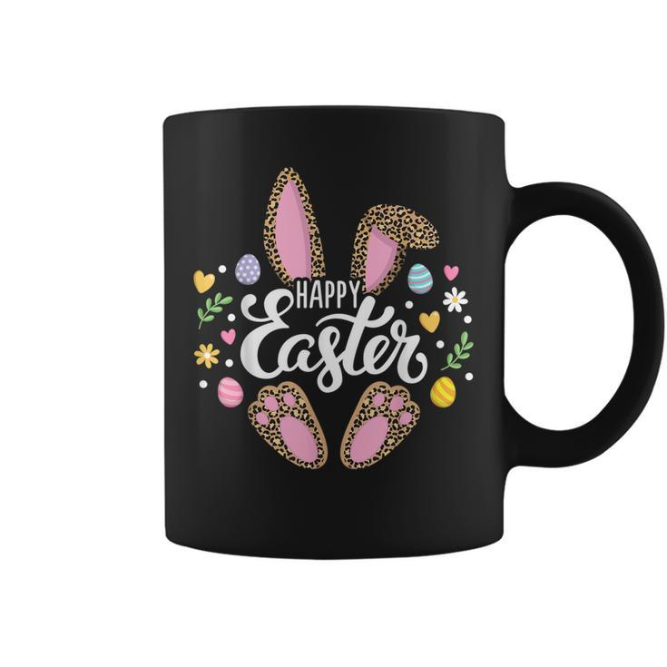 Happy Easter Bunny Leopard Easter Egg Hunt Easter Women Girl  Coffee Mug
