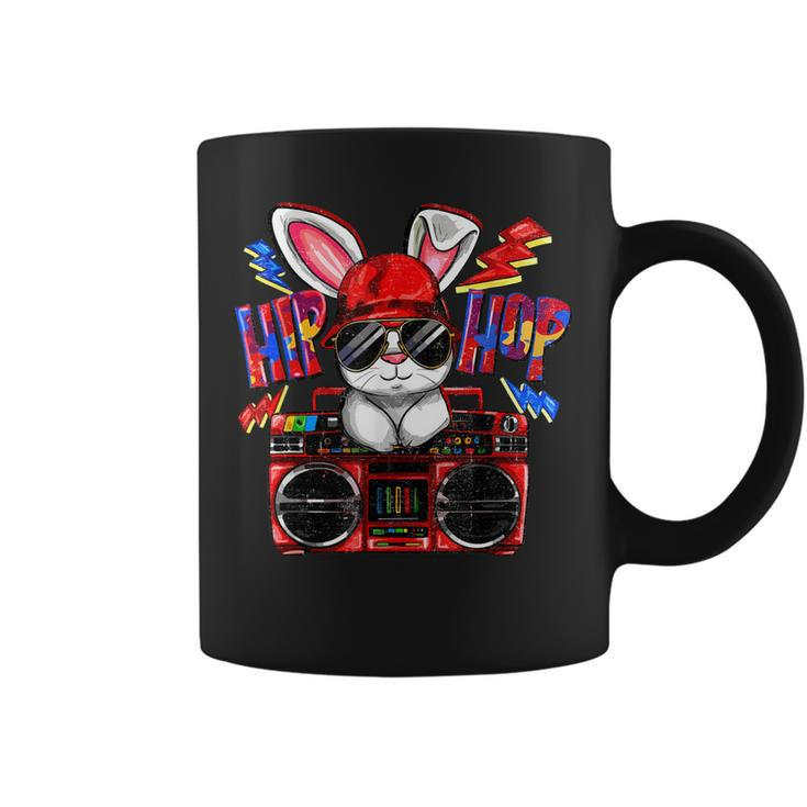 Happy Easter Cool Bunny Hip Hop Gift Baby Boy Kids Toddler  Coffee Mug