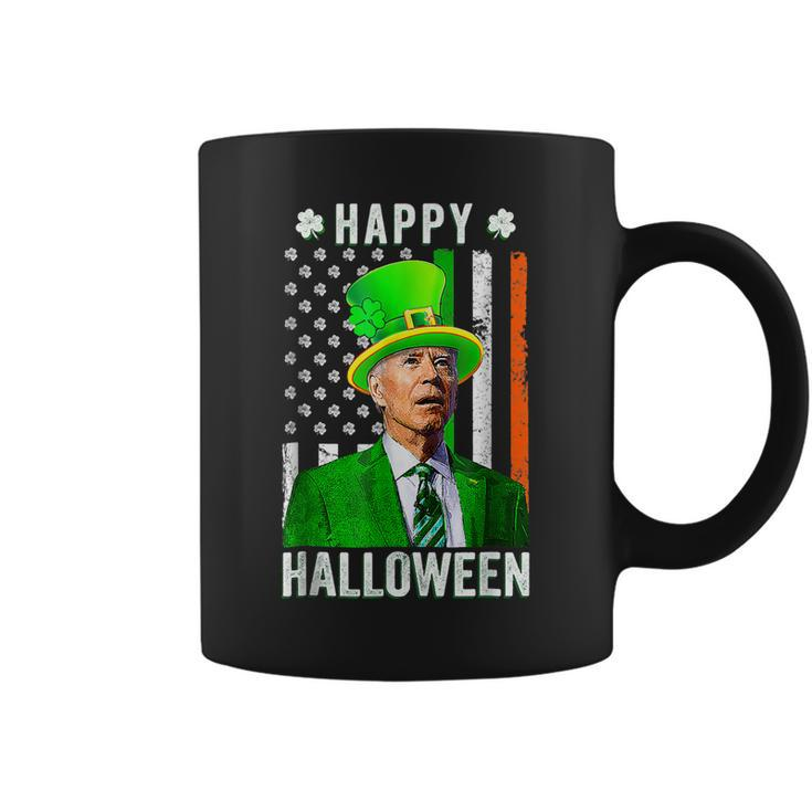 Happy Halloween Joe Biden St Patricks Day Leprechaun Hat  Coffee Mug
