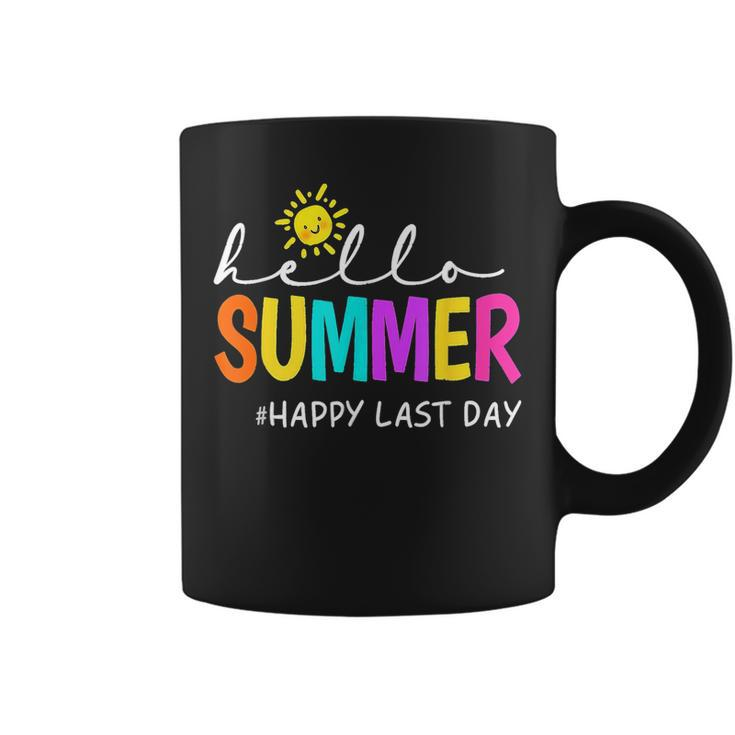 Happy Last Day Of School Teacher Student Hello Summer Gifts  Coffee Mug