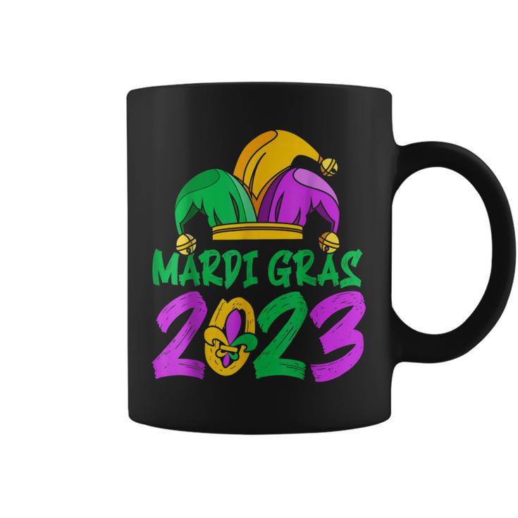 Happy Mardi Gras 2023 Jester Outfit Kids Girl Boy Men Women  Coffee Mug - Thegiftio