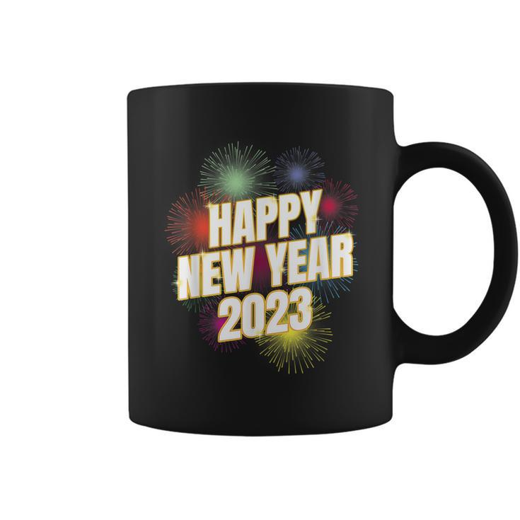 Happy New Year 2023 New Years Eve Fireworks Party Supplies  Coffee Mug