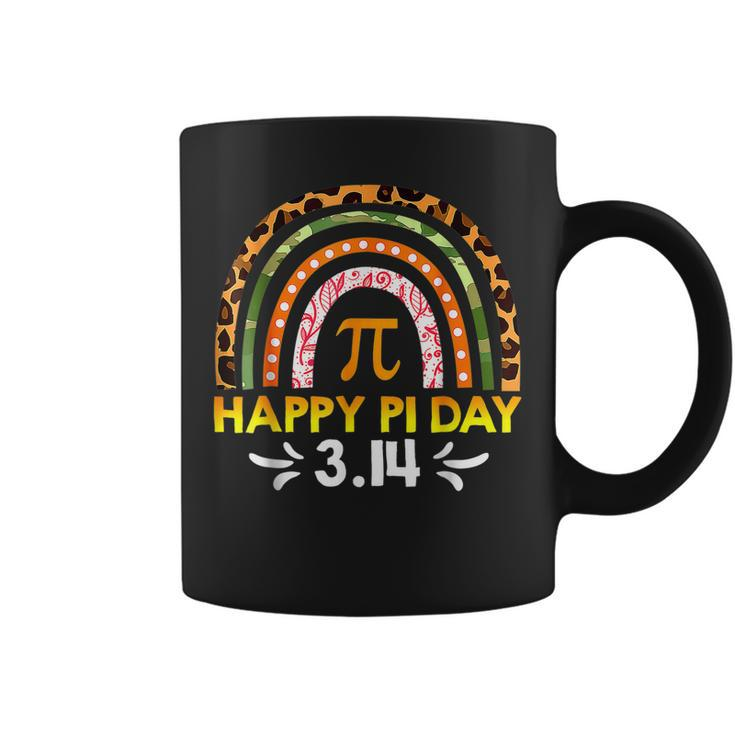 Happy Pi Day  Math Teacher Rainbow Funny Pi Day 314  Coffee Mug