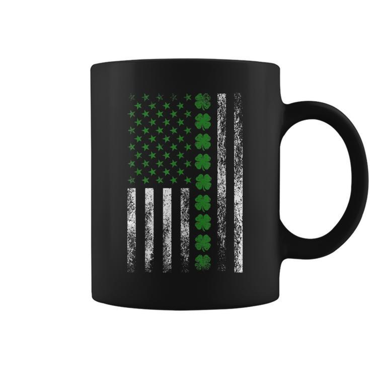 Happy St Patricks Day American Flag Shamrock Family Matching  Coffee Mug - Thegiftio