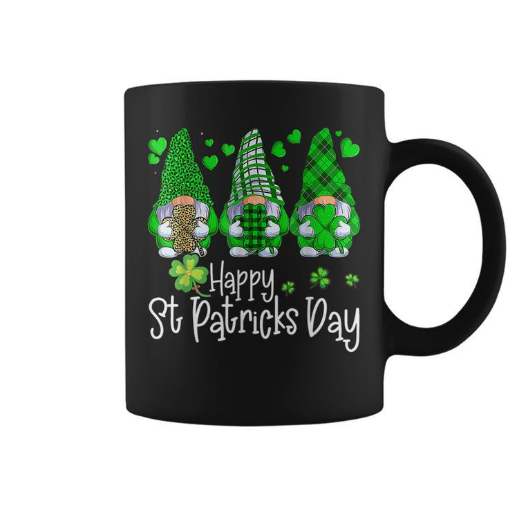 Happy St Patricks Day Cute Gnomes Lucky Heart Shamrock Irish  Coffee Mug