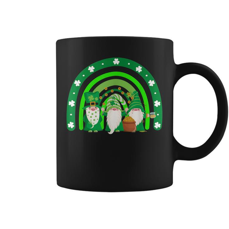 Happy St Patricks Day Irish Gnome Drinking Lucky Shamrock  Coffee Mug
