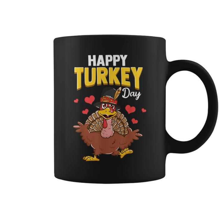Happy Turkey Day Thanksgiving Gobble Gift Kids Women Men  Coffee Mug