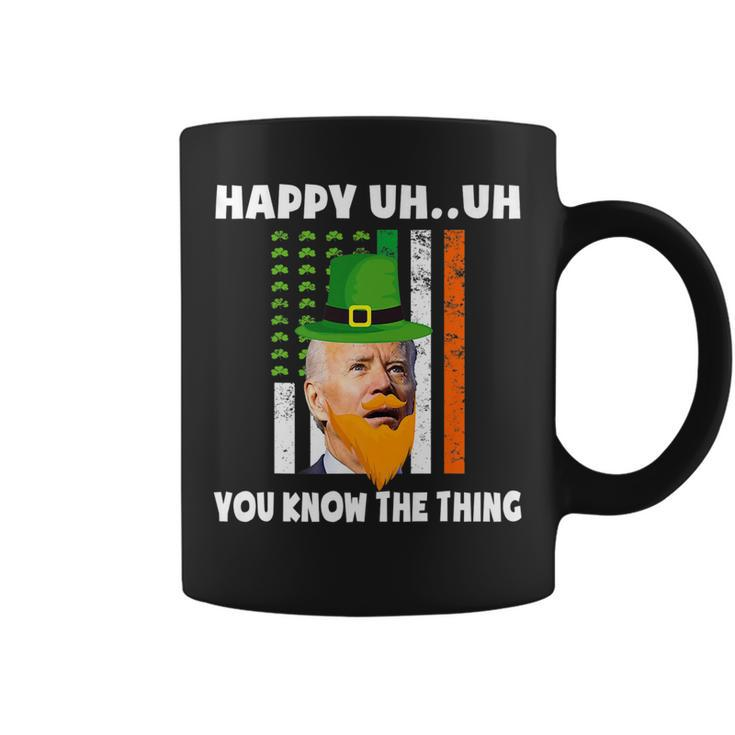 Happy Uh You Know The Thing Confused Biden St Patricks Day   Coffee Mug