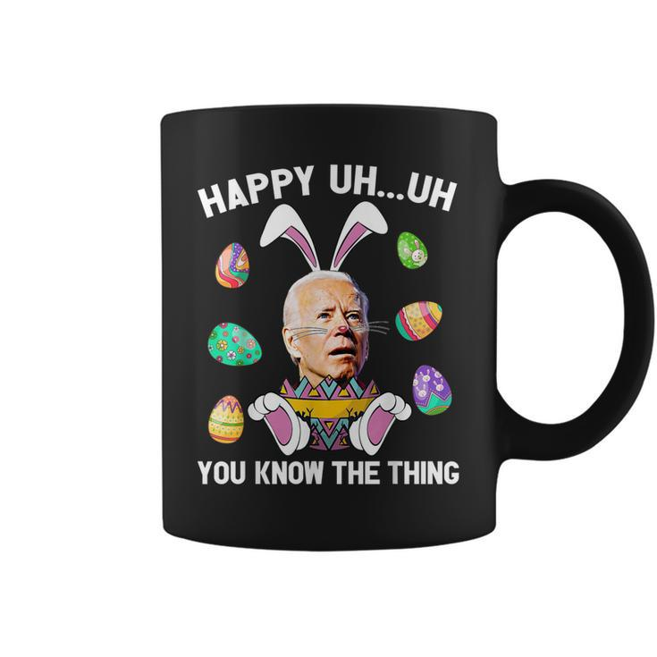 Happy Uh You Know The Thing Funny Bunny Joe Biden Egg Easter  Coffee Mug