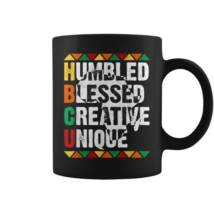Hbcu Humbled Blessed Creative Unique Afro College Student  Coffee Mug