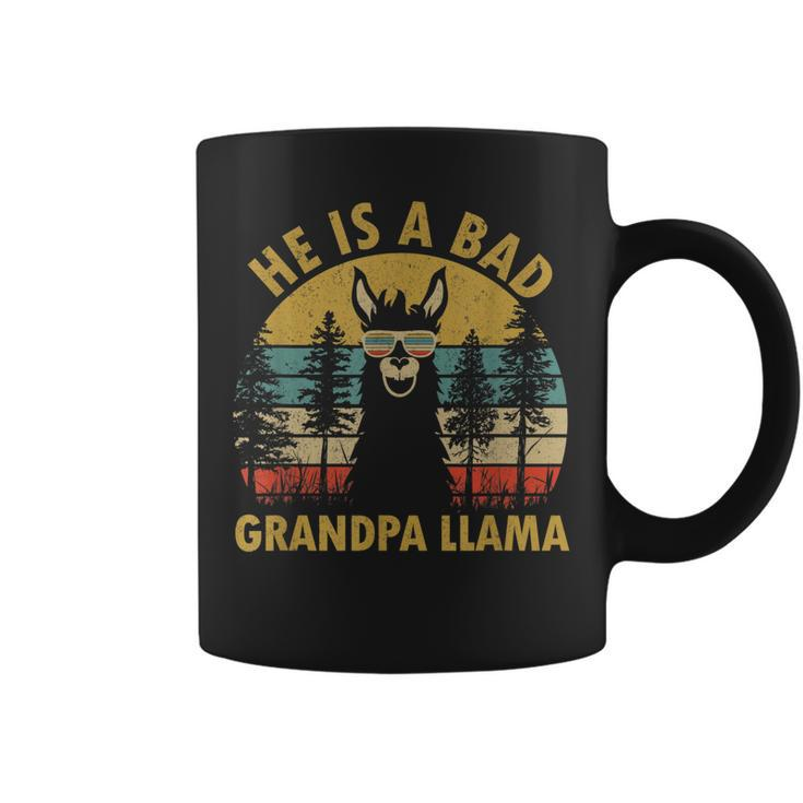 He Is A Bad Grandpa Llama T  Gift Ideas Coffee Mug