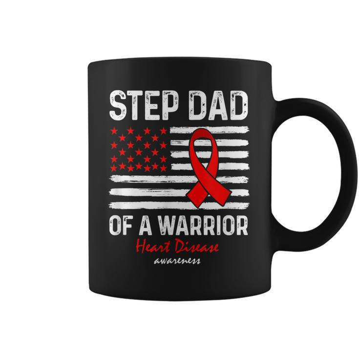 Heart Disease Survivor Support Step Dad Of A Warrior Coffee Mug