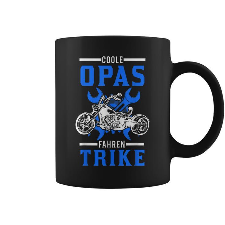 Herren Coole Opas Fahren Trike Trikefahrer Biker Triker Tassen