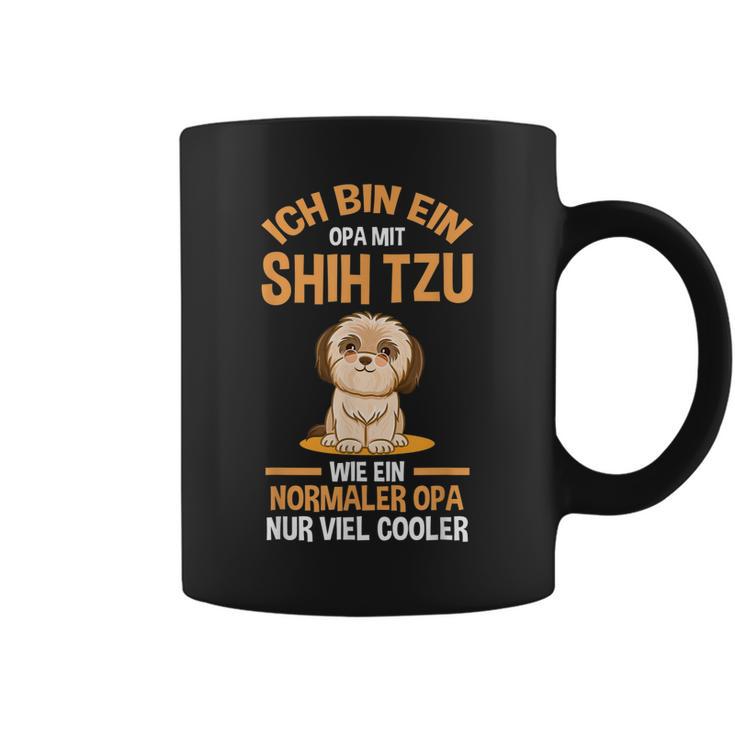 Herren Opa Großvater Shih Tzu Tassen