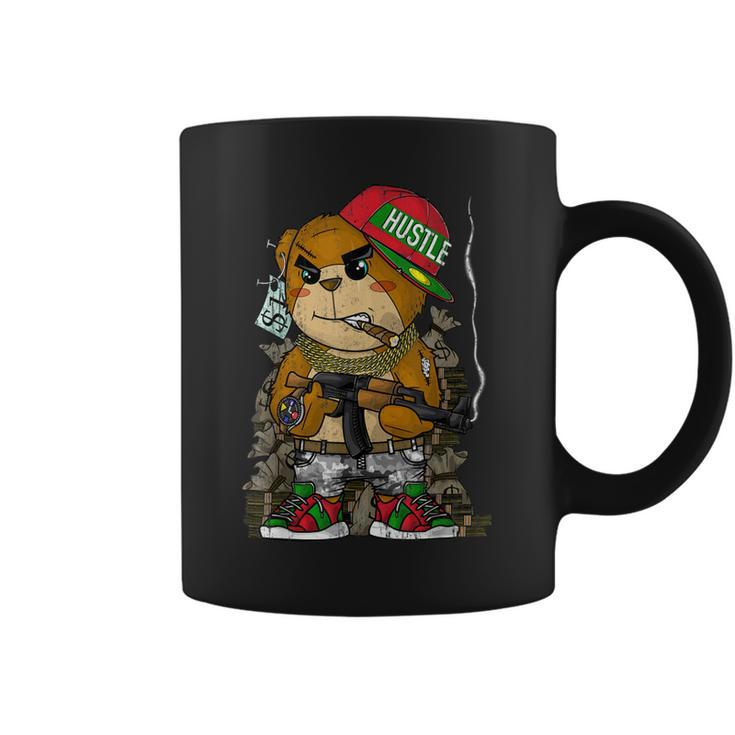 Hip-Hop Clothing Men Hipster Teddy Bear Rap Street Wear  Coffee Mug