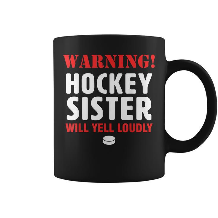 Hockey Sister Sibling Family T Coffee Mug