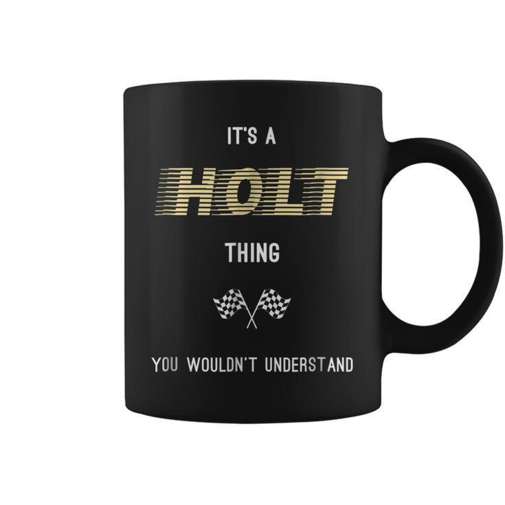 Holt Cool Last Name Family Names Coffee Mug