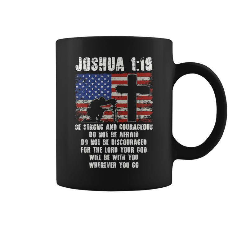 Holy Bible Verse Patriotic Christian Gift Usa Flag Prayer  Coffee Mug