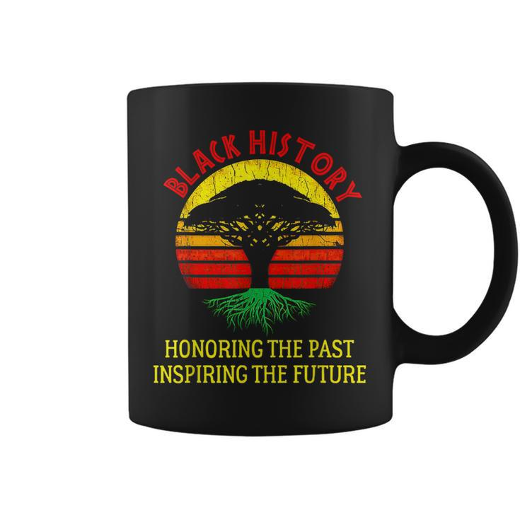 Honoring Past Inspiring Future Black History Month  V3 Coffee Mug
