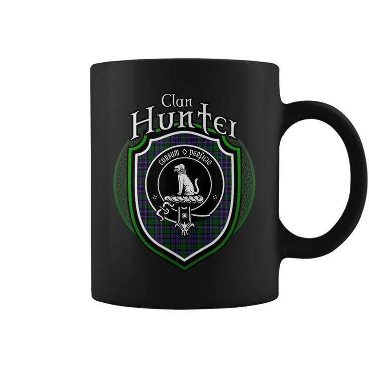 Hunter Clan Crest | Scottish Clan Hunter Family Crest Badge Coffee Mug