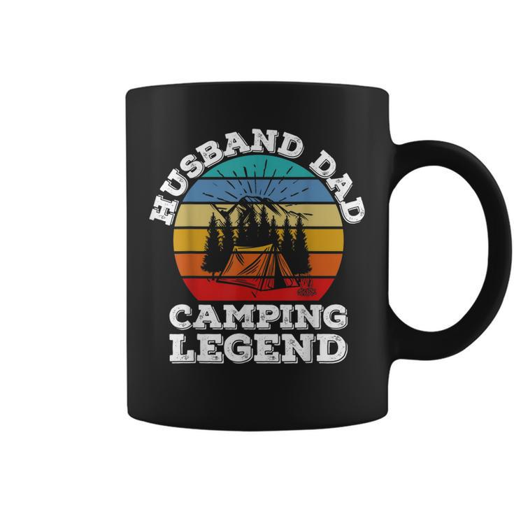Husband Dad Camping Legend Tassen