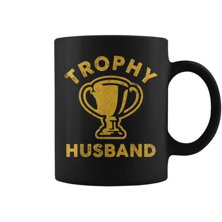 Husband Trophy Cup Vintage Retro Design Fathers Day Gift  Coffee Mug
