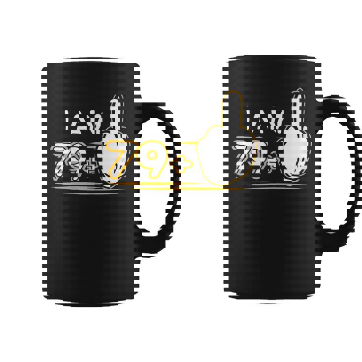 I Am 79 Plus 1 T Shirt Funny Cute 80Th Birthday Gift Coffee Mug