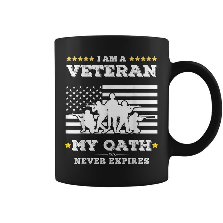 I Am A Veteran My Oath Never Expires Veteran Day Gift  V9 Coffee Mug