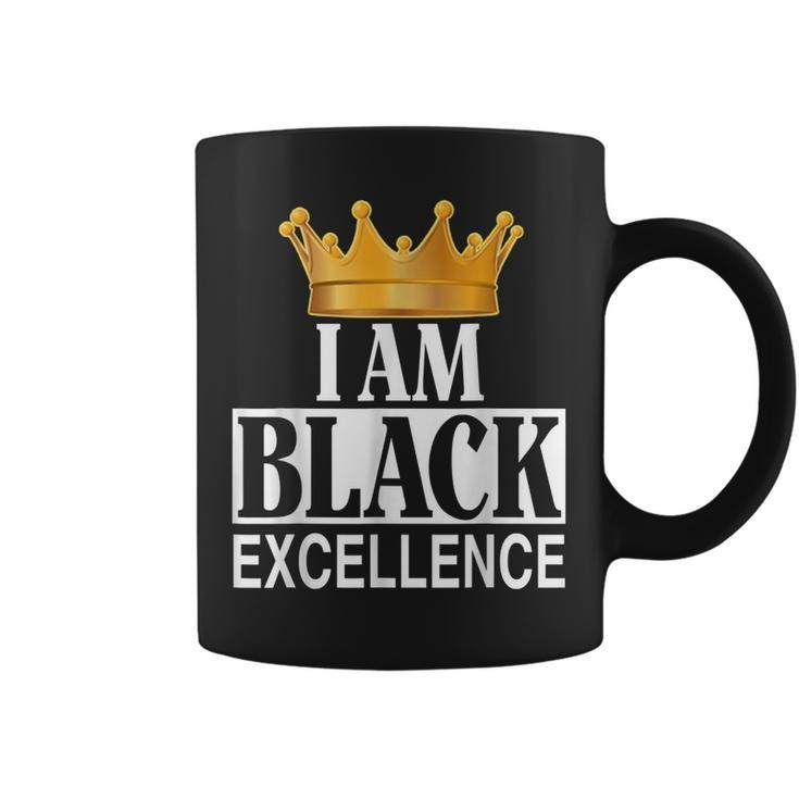 I Am Black Excellence African American Pride Black History  Coffee Mug
