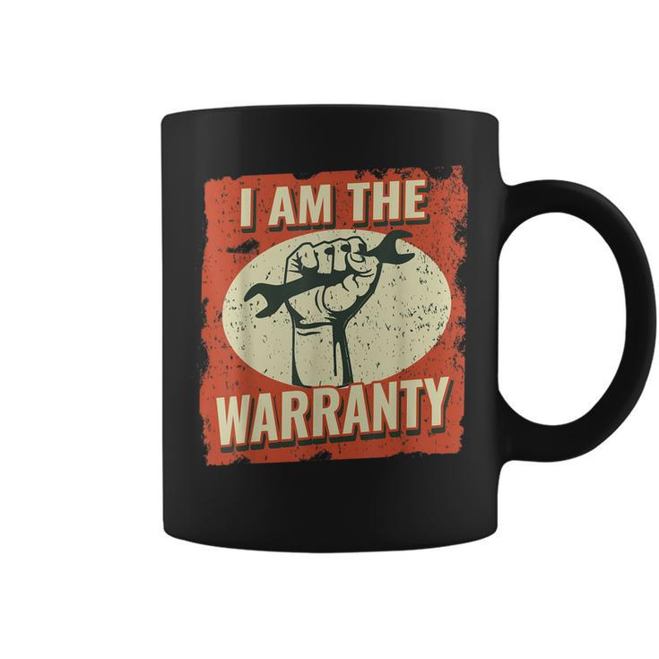 I Am The Warranty Vintage Mechanic Dad For Men Auto Mechanic  Coffee Mug