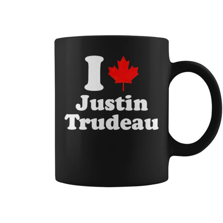 I Love Justin Trudeau Canada Coffee Mug