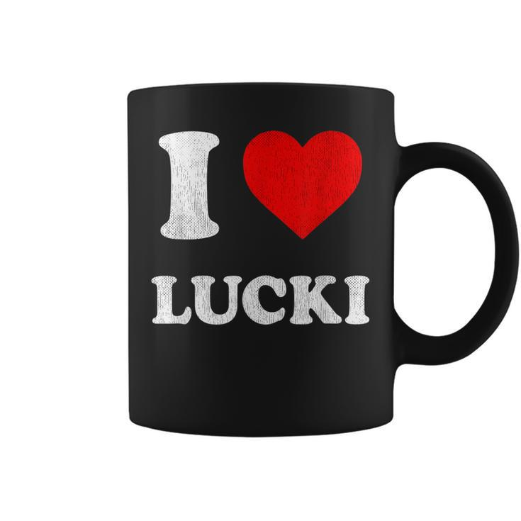 I Love Lucki   Coffee Mug