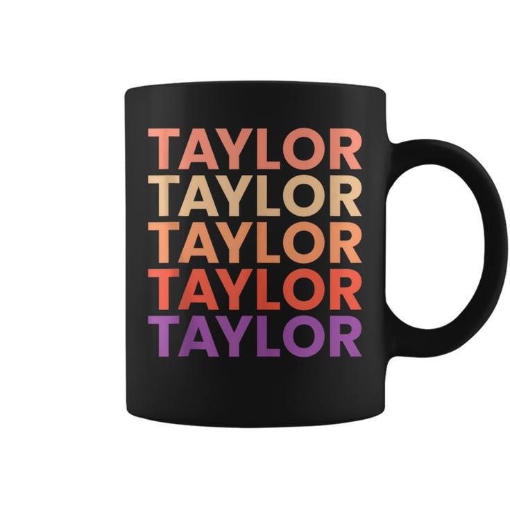 I Love Taylor Funny First Name Vintage Taylor  Coffee Mug