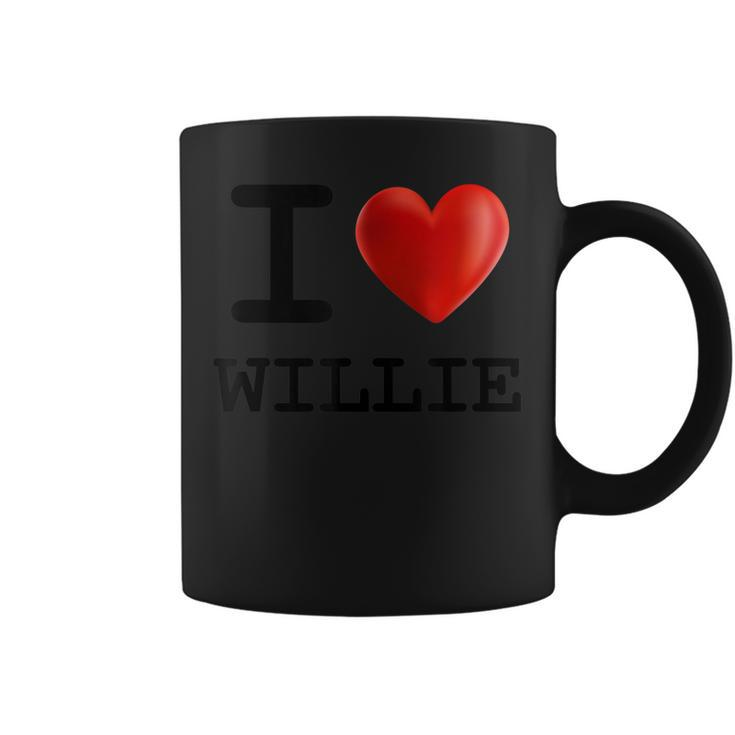 I Love Willie Heart Name T  Gift Coffee Mug