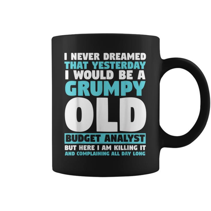 I Never Dreamed That I Would Be A Grumpy Old Budget Analyst Coffee Mug