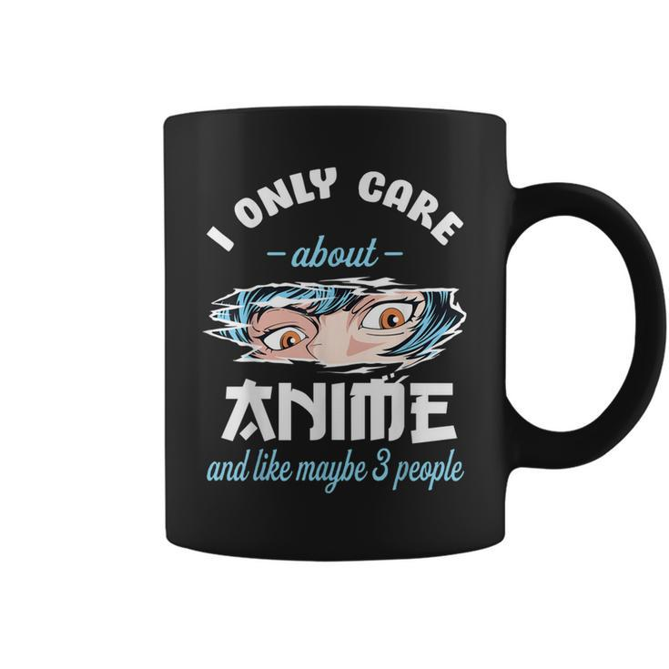 I Only Care About Anime & Cats And Like 3 People Japan Anime  Coffee Mug