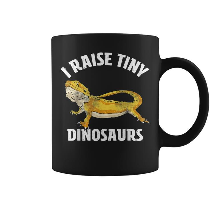 I Raise Tiny Dinosaurs Bearded Dragon Mom Dad Kids Gift Coffee Mug