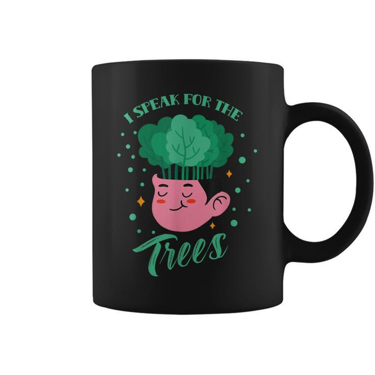I Speak For The Trees Save Nature Earth Day Conservation  Coffee Mug