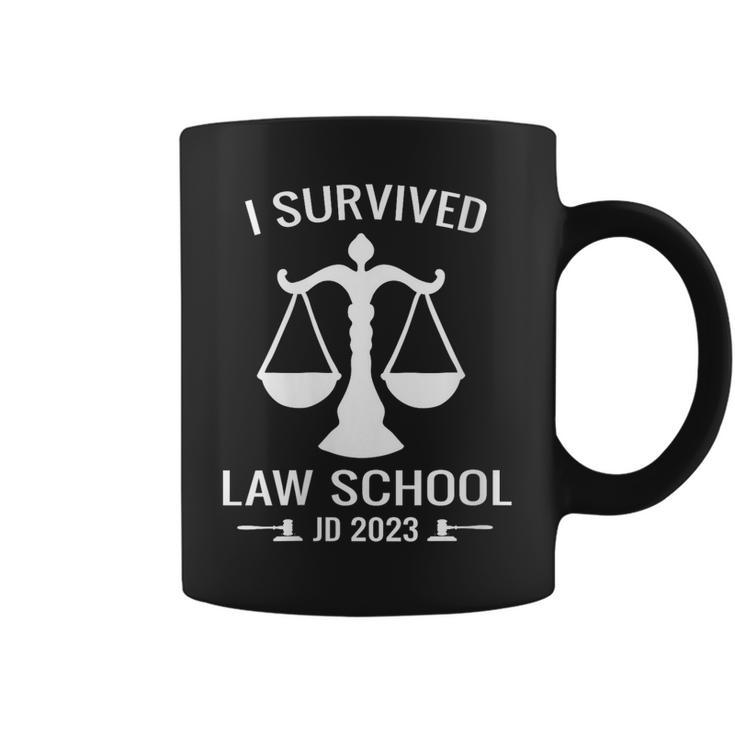 I Survived Law School Jd 2023 Law School Graduation Graduate  Gift For Womens Coffee Mug