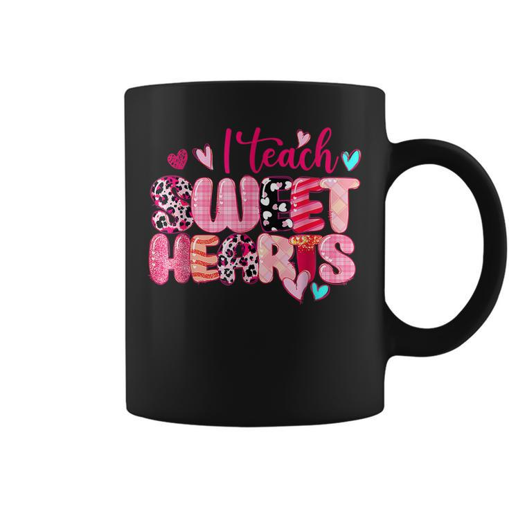I Teach Sweethearts Teacher Valentines Day Teacherlife  Coffee Mug