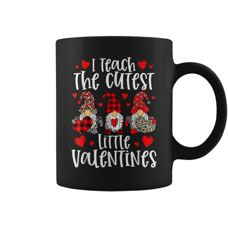 I Teach The Cutest Little Valentines Women Gnome Teachers  V4 Coffee Mug