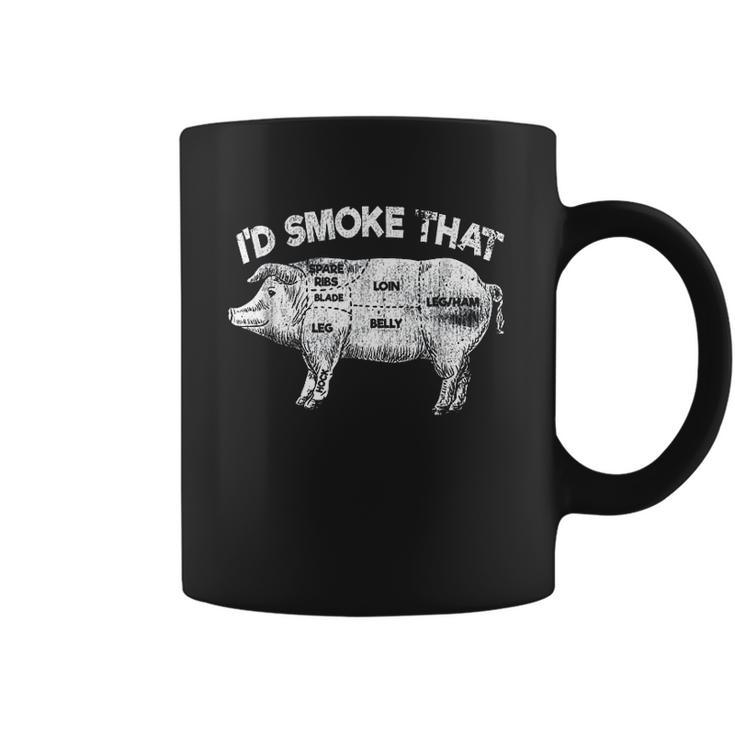 Id Smoke That Pig Grill BBQ Meat Barbeque Coffee Mug